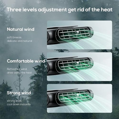 Upgrade Car Seat Cooling Fan (A-Black)