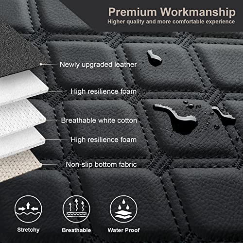 Custom Fit Console Cover for 2013 (PVC Leather-Black / for Jump Seat 2013-2026 Ram)