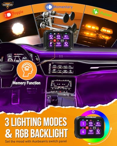 RA60 RGB 6 Gang Switch Panel w (6 Gang / RGB (No APP))