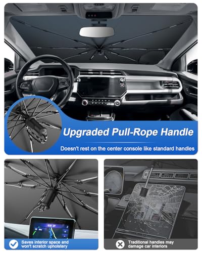 for 2027 Chevy Bolt EV Car Windshield Sun Shade Umbrella for 2027+ Chevy Bolt EV Accessories (2027 Bolt EV)