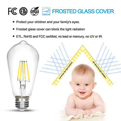 LED Edison Bulb 4W (Daylight / Pack of 3)