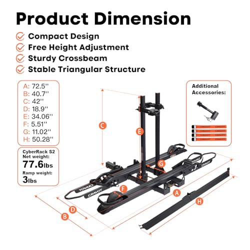 CyberRack S2 Ebike Rack (S2-300lbs)