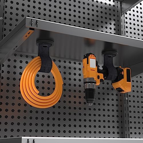 4Pcs Strong Magnetic Hook (2 Black+2 Orange)