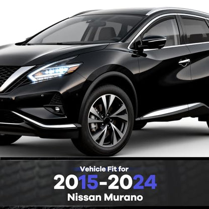 in Channel Window Visors Rain Guards Fit for Nissan Murano 2015 (For 2015-2024 Murano)