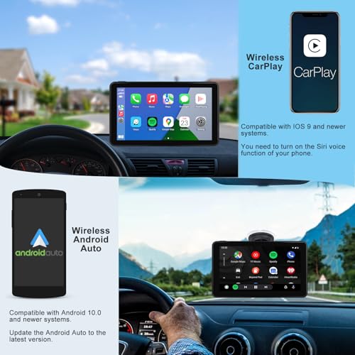 Wireless CarPlay Screen Android Auto for Car