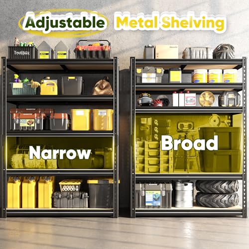 72" H Garage Shelving for Garage (40" W x 16" D x 72" H)