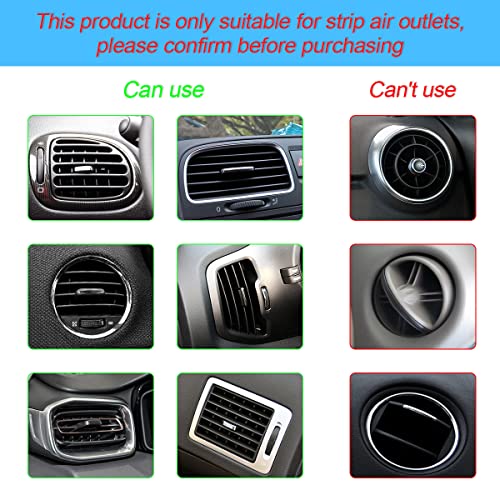 20PCS Waterproof Bendable Car Air Vent Trim Strips (Flag)