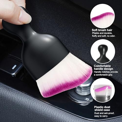 Car Detailing Brush (Purple / 1 PC)