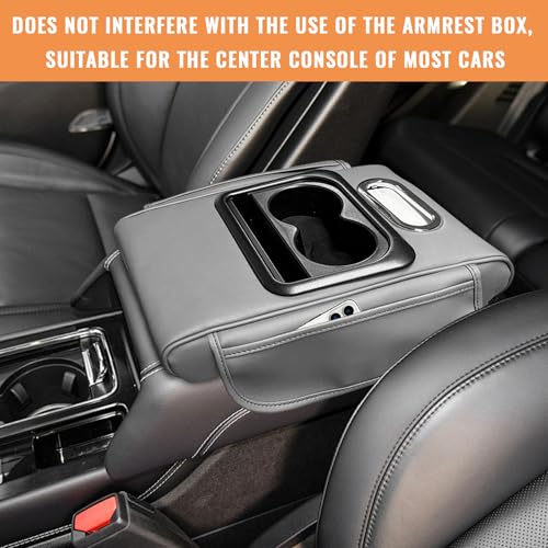 Car Center Console Armrest Pillow (Normal / Gray)