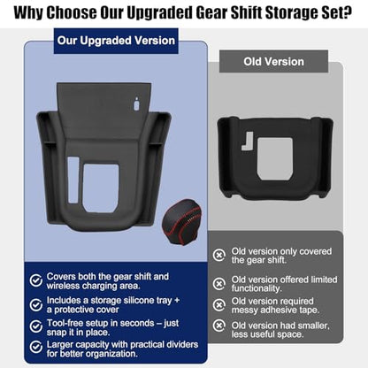 2 Piece Center Console Organizer for 2025 Subaru Forester (S-For-2025-forester)