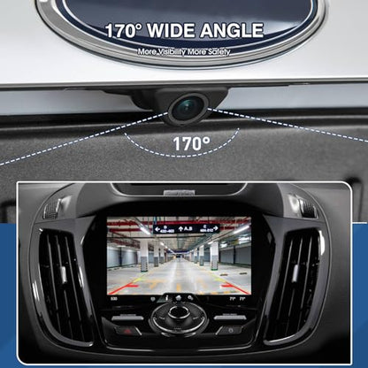 Rear View Backup Reverse Camera Parking Fit for Ford Escape 2014 (NEW Fit for Ford Escape 2014-2016)