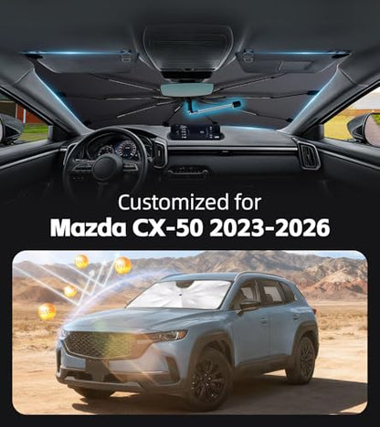 Windshield Sun Shade for Mazda CX (Fit for Mazda CX-50 2023-2026)