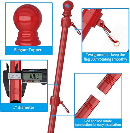 Flag Pole Upgraded Bracket (Red)