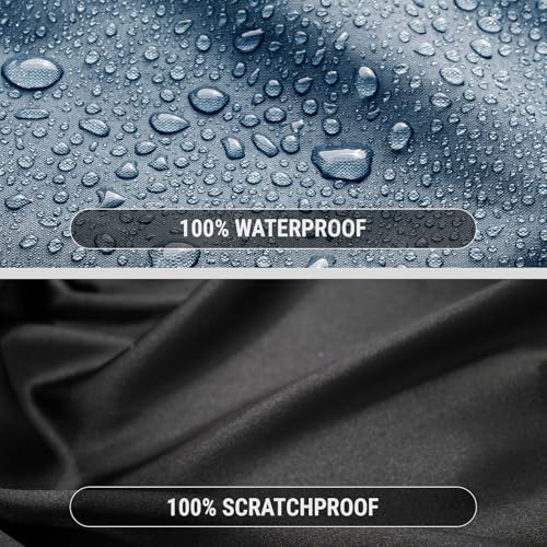 SUV Car Cover All Weather for 2002 (Gray / Black (Stripe) / 67. Trailblazer EXT 2002-2006)