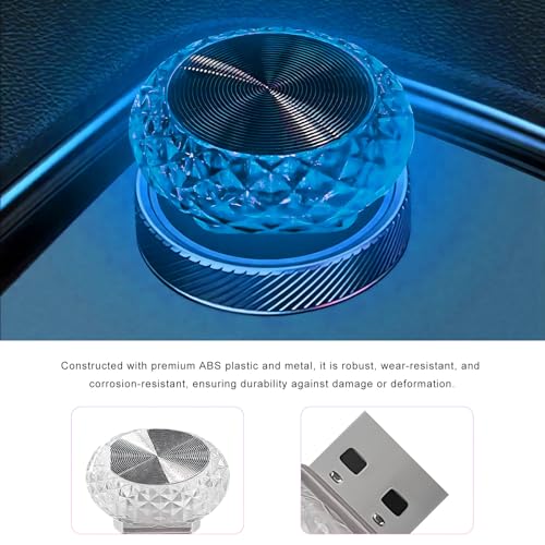4 PCS USB LED Car Interior Atmosphere Lamp (Ice Blue)