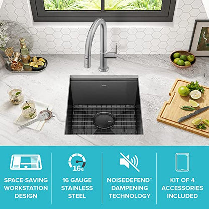 Kore Workstation 17 (PVD Gunmetal / 17 Inch / Modern Workstation)