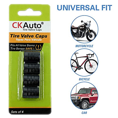 Tire Valve Stem Caps (Black)