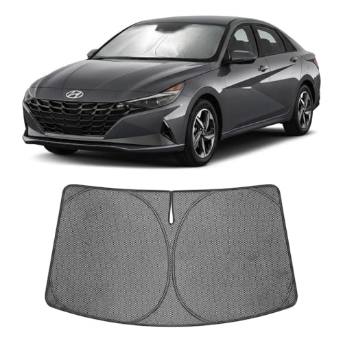 Custom Fit Car Windshield Sun Shade for 2021 (2021-2026 Hyundai Elantra)