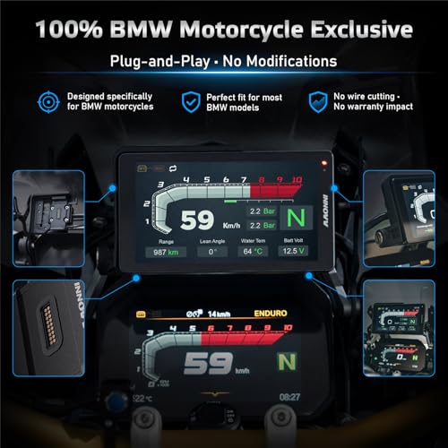 N2 for BMW Motorcycle Wireless CarPlay & Android Auto