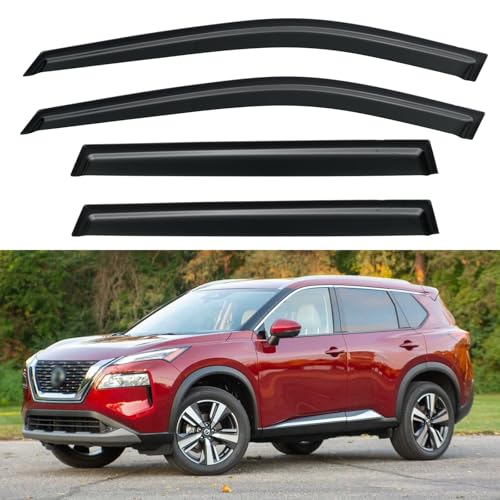 Window Visors Rain Guards for 2021 (2021-2026 Nissan Rogue)
