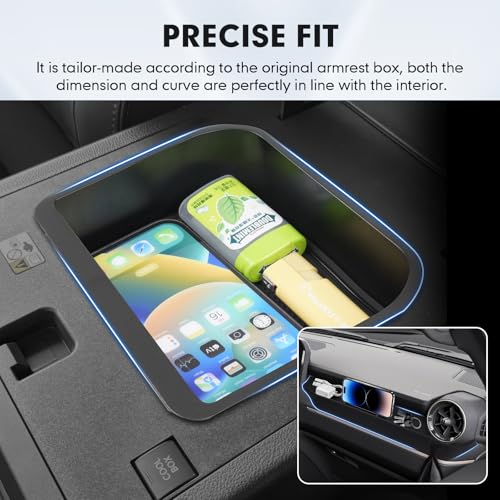 2PCS Center Console Organizer for 2024 (2024-2026 Toyota Land Cruiser 2PCS)