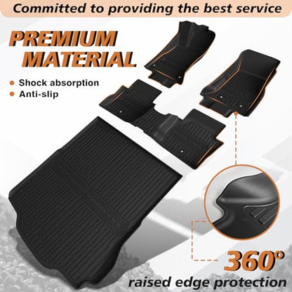 Floor Mats & Trunk Mat for 2026 2025 2024 Dodge Charger EV (Charger EV | 2024+)