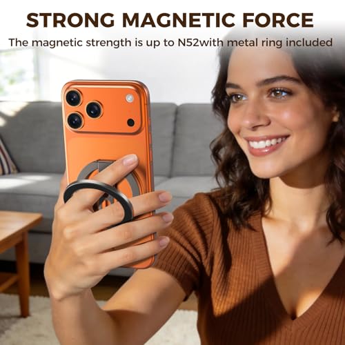 Magnetic Phone Ring Grip for MagSafe Dual (grey)