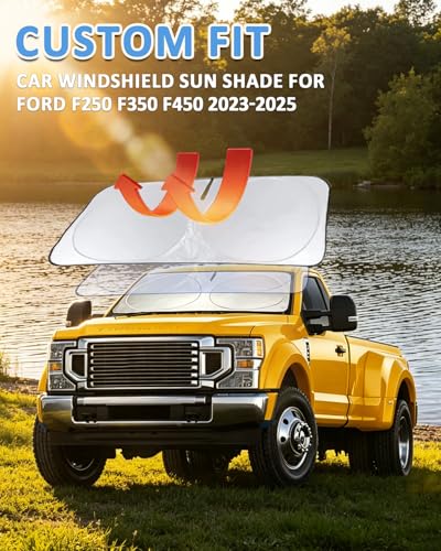 Sunshade for Ford Super Duty F250 F350 F450 F550 2010 (Fit F550 10-26)