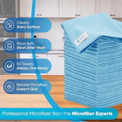 Bulk 16" x 16" All Purpose Towels Case Quantity (Red-200 Qty / 200 Pack)