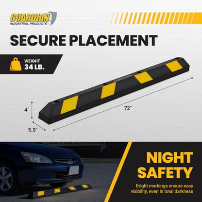 Rubber Parking Stopper Curb (6 Foot)