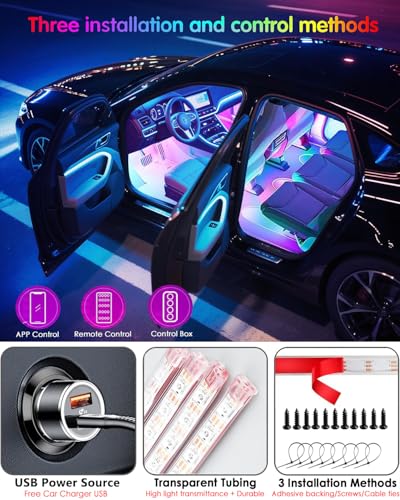 Car Interior Lights (RGBIC-72SMD)