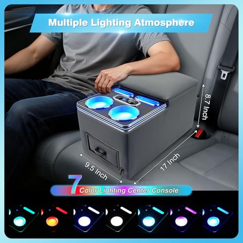 Center Console Universal for Trucks (Gray)