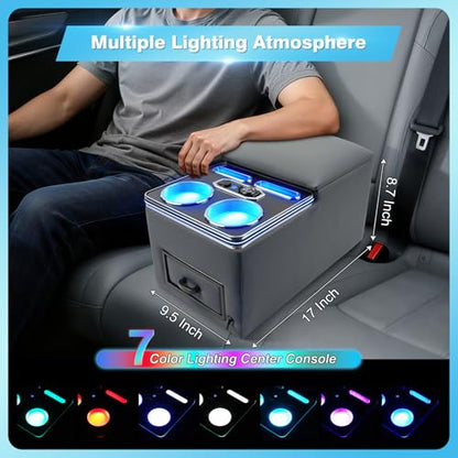 Center Console Universal for Trucks (Gray)