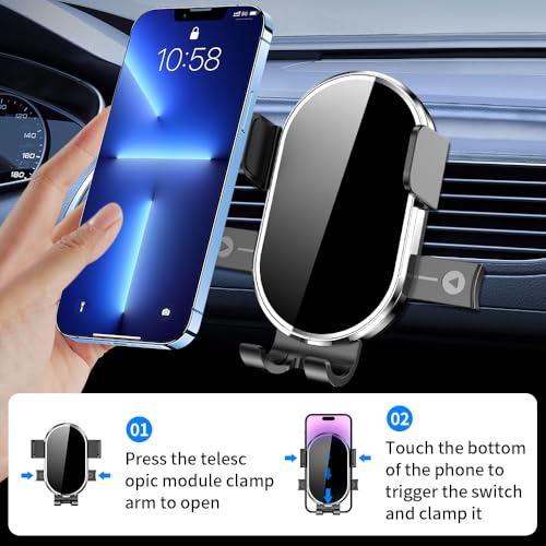 Car Phone Holder For Toyota Sienna 2021 2022 2023 2024【Not fit Sienna 2025】 Auto Accessories Navigation Screen Bracket Interior Decoration dashboard Cell mobile Phone Mount holders case accessory (Holder Box for Sienna 2021-2024【Not Fit 2025】)