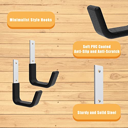 Heavy Duty Garage Utility Hooks (2 Small)