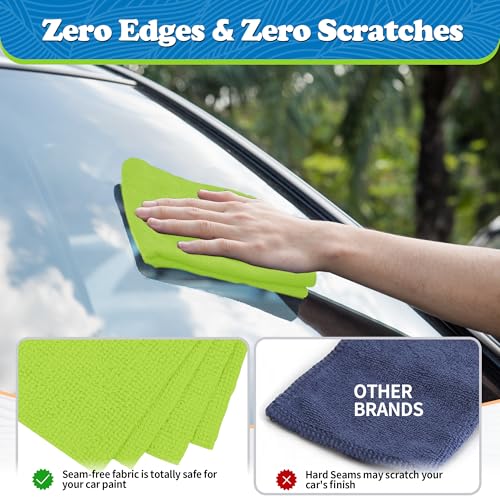 Microfiber Cleaning Cloth (24PK / Green)