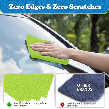 Microfiber Cleaning Cloth (24PK / Green)