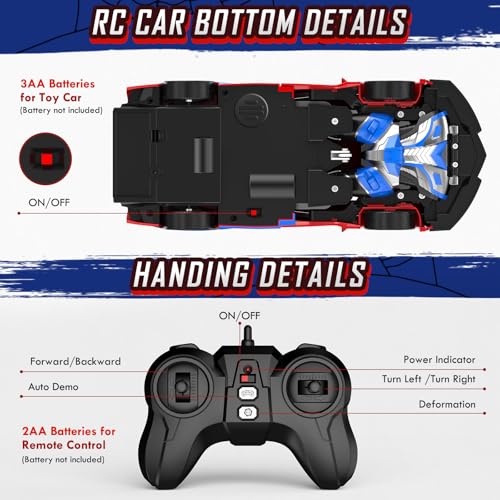 Remote Control Car (Red and Blue)
