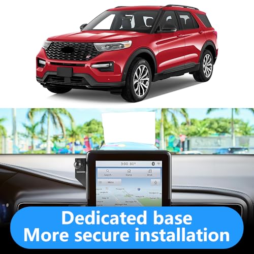 Car Phone Holder Center Console Organizer Tray for Ford Explorer 2020 (for Ford Explorer 2020-2024 [only 10.1 inch])