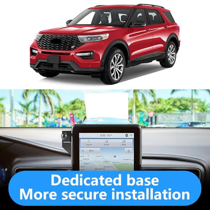 Car Phone Holder Center Console Organizer Tray for Ford Explorer 2020 (for Ford Explorer 2020-2024 [only 10.1 inch])