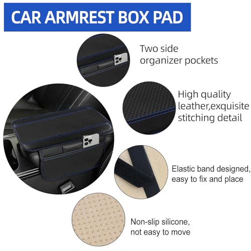 10 Pcs Car Floor Mats Full Set Car Accessories (Car Floor Mats Set / Blue Line)