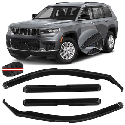 in Channel Window Rain Guards for 2021 (For 2021-2026 Grand Cherokee L)