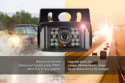 Digital Wireless Backup Camera System Kit (Brown+Black / 7-Inch 2 cameras)