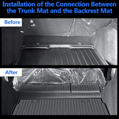 Floor Mats Upper Cargo+Backrest Mat Door Sill for 2026