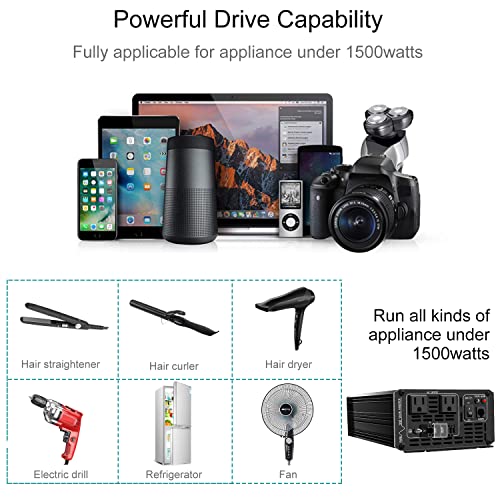 1500W Pure Sine Wave Inverter (24V 1500V （Bluetooth）)