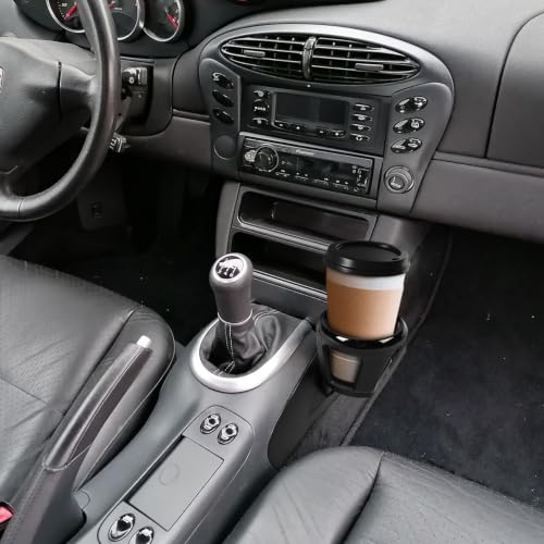 BILLFARO Center Console Cup Holder with Base Mount for Porsche Boxster 986 1997