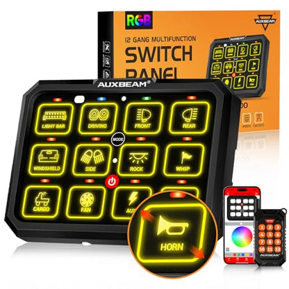 12 Gang Switch Panel AC (12 Gang Remote Bluetooth Panel (One Side Output))