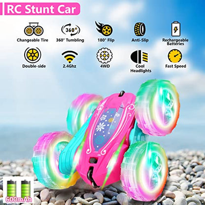 Remote Control Car for Girls (Pink Rose)