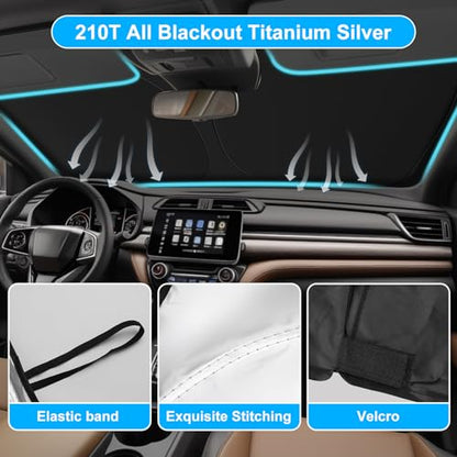 Windshield Sunshade for Honda CRV Sun Shade 2023 (For 2023-2026 Honda CRV)