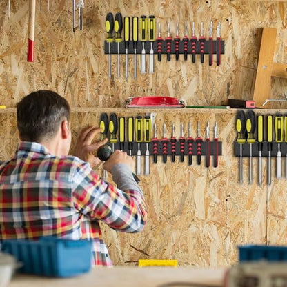 Screwdriver Organizer Wall Mount (2 PCS Black)